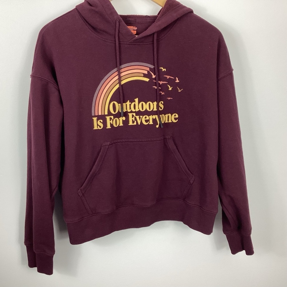 Merrell Graphic Outdoors Is For Everyone Hoodie Size Large